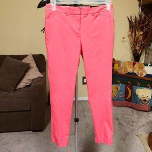 NWT Mario Serrani Italy sz 6 coral ankle pants with tummy control